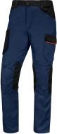 Produktbild Deltaplus Arbeitshose stretch MACH2 V3, blau/orange, Grösse L (L)