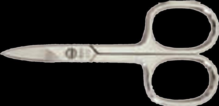 Produktbild Nippes Hautschere mit gebogener Spitze, vernickelt, 870