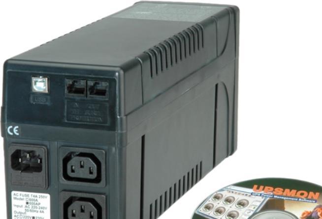 Actual product image Value Ups 400 (400 VA, 280 W, Line-interactive UPS)