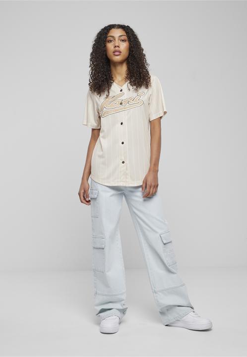 Produktbild Karl Kani KW233-035-1 KK Varsity Pinstripe Baseball Shirt (S)