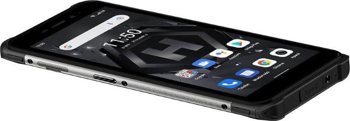 Actual product image Myphone Hammer Iron 4 Dual silver Extreme pack (32 GB, Black, 7.20", Dual SIM)