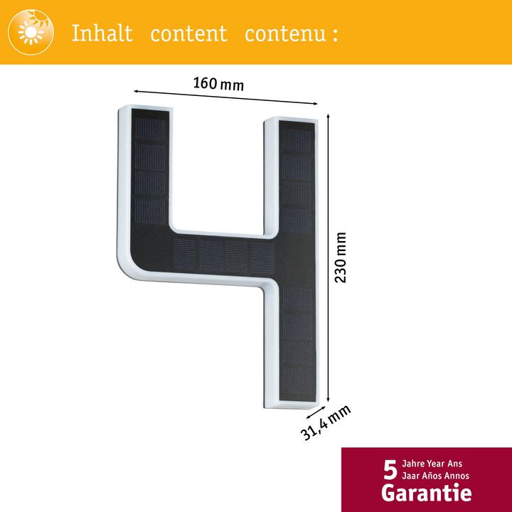 Immagine prodotto Paulmann Numero civico (20 lm, IP44)