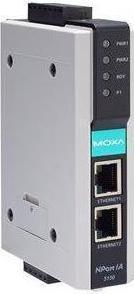 Moxa NPORT IA-5150I - 1-Port RS-232422485 Geräteserver mit 2 10/100BaseT(X) Ports (RJ45 Anschlüsse