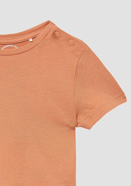 Produktbild S.Oliver T-Shirt Baumwoll-T-Shirt mit Print und Stickerei (68)