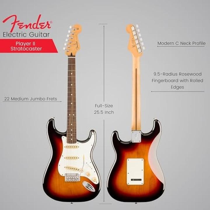 Produktbild Fender Player II Stratocaster, 3-Color Sunburst RW (E-Gitarre)