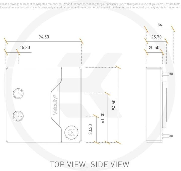 Produktbild EKWB EK-Quantum Velocity² D-RGB