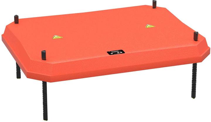 Fudajo 45x60cm Chick Breeding Heating Plate 60W Warming Plate w/ Thermostat for 50-55 Chicks (60 W)