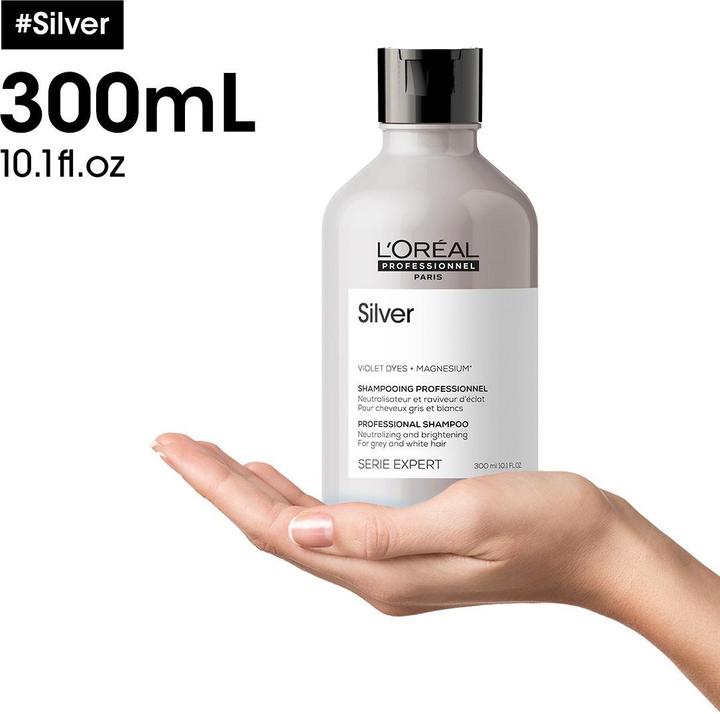 Image du produit L'Oréal Professionnel Serie Expert Silver (300 ml, Shampoing liquide)