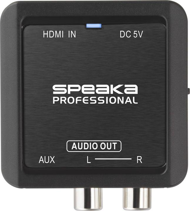 Actual product image SpeaKa Professional HDMI to stereo adapter
