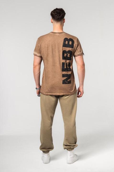 Actual product image Nebbia Baggy Style Sweatpants mit Taschen Gym Bro 365 - light brown (M)
