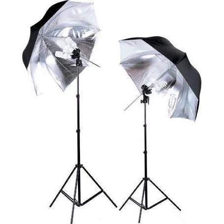 Linkstar Lampenhalterung Set LHK-4U, Dauerlicht, Schwarz