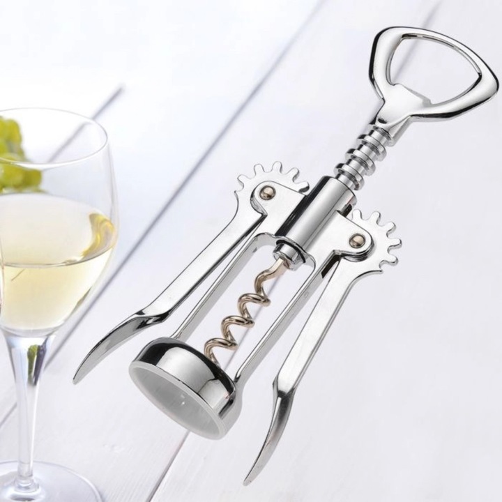 Actual product image Westmark Lever corkscrew, chrome-plated, 16.5x6.5x4 cm (Lever corkscrew)
