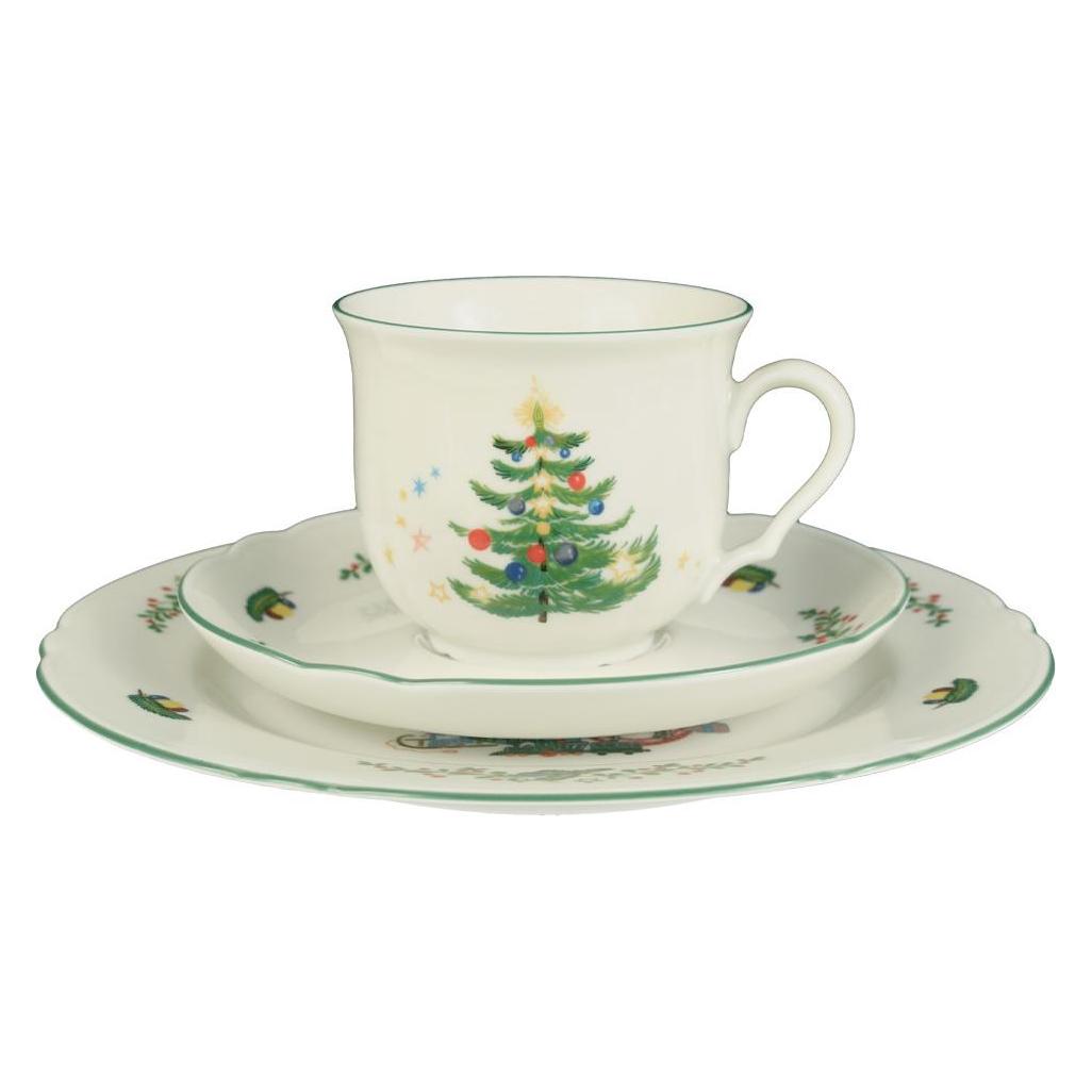 Service à Café Seltmann Weiden Marieluise – 18 Pièces – Porcelaine – Décoration De Noël Nostalgique