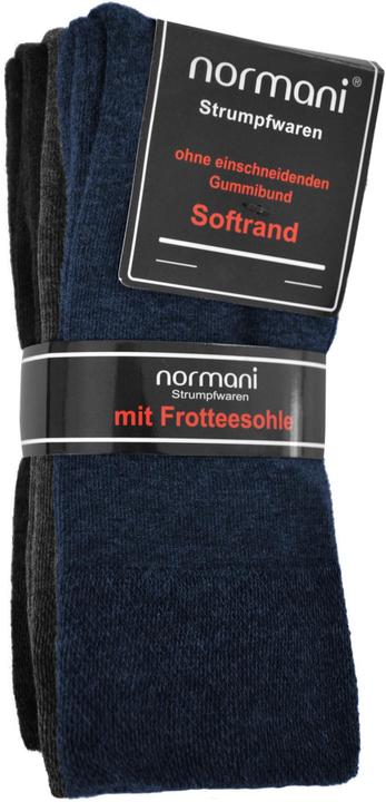 Actual product image Normani 6 pairs of comfort socks with soft edge and terry sole (pack of 6, 35 - 38)