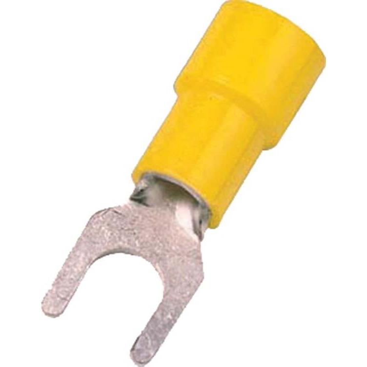 Thumbnail - Intercable, Kabelverbindung, Quetschkabelschuh ICIQ64G DIN46237 4-6qmm M4 gelb Gabelform