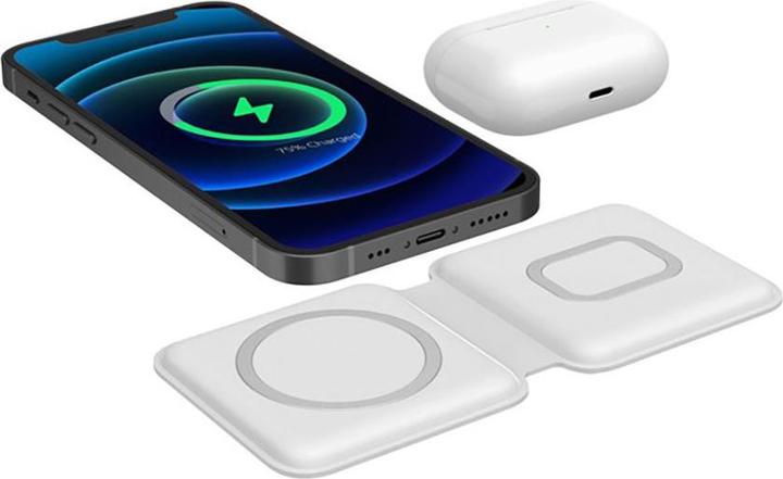 Immagine prodotto Tiger Caricabatterie senza filtro Magsafe 2 En 1 Blanc (15 W)