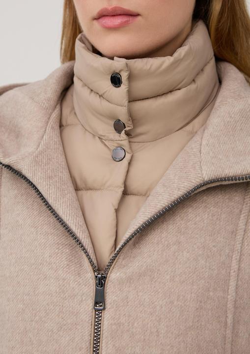 Image du produit S.Oliver Outdoor-Mantel Slim-Fit-Mantel aus Webware mit herausnehmbarem Steppeinsatz