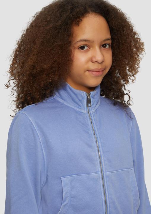 Actual product image S.Oliver Sweatshirt Jacke Verkürzte Sweatjacke im Loose Fit mit Garment Dye (170, 176)