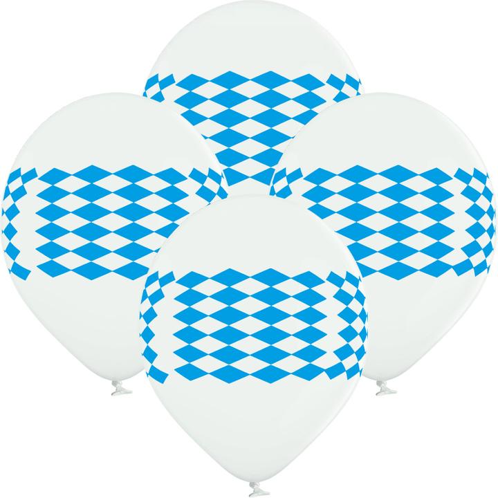 Produktbild bonacker ballonversand Oktoberfest Ballons weiss - Premium-Qualität aus Naturkautschuk