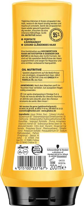 Produktbild Gliss Oil Nutritive (200 ml)