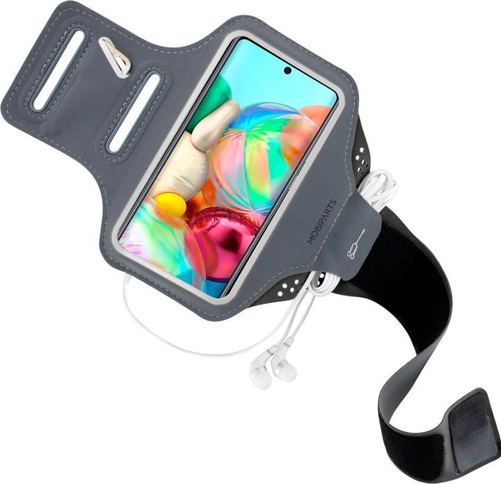 Produktbild Mobiparts Comfort Fit Sport Armband Samsung Galaxy A71 (2020) Black