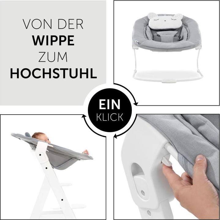 Produktbild Hauck Alpha Bouncer 2in1 Pastel Bear Light Grey