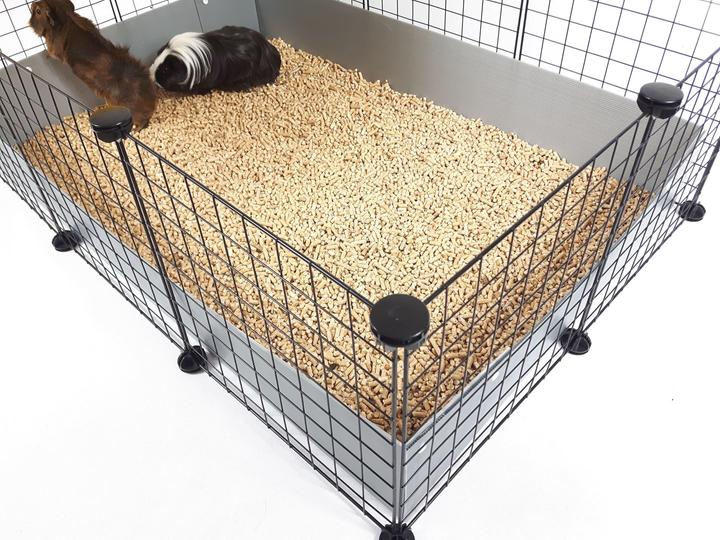 Actual product image C&C Modular cage 4x2 + loft 2x1+ pilkas ramp