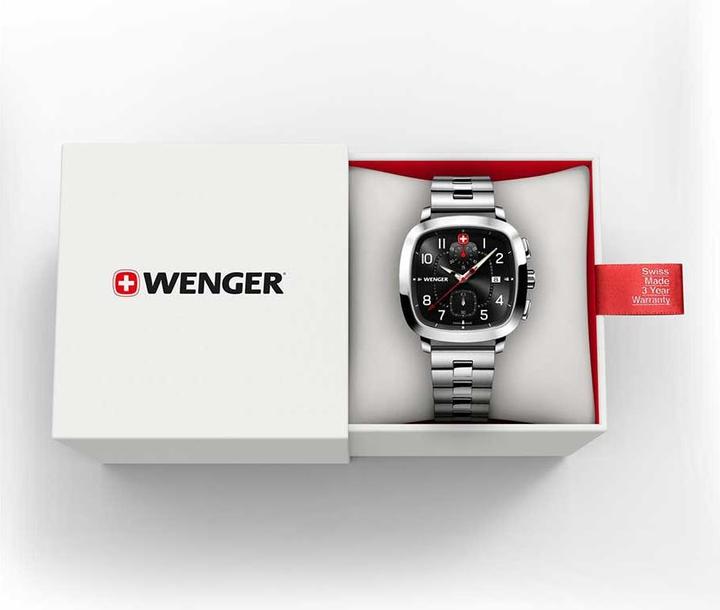 Actual product image Wenger Vintage Sport Chrono 01.1933.109 (Swiss made, Chronograph)