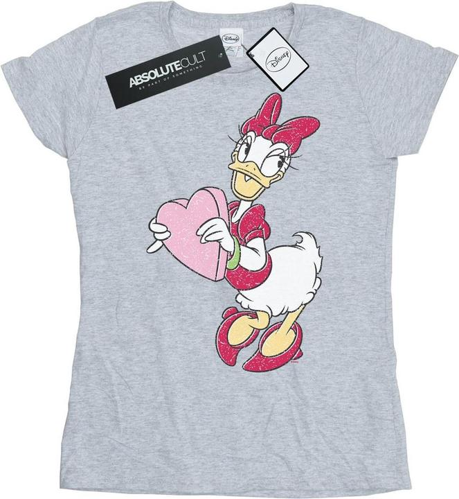 Immagine prodotto Disney Daisy Duck Love Heart Maglietta Donna (M)
