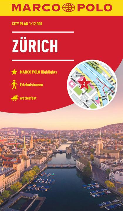 Actual product image City Map Zurich 1:12.000