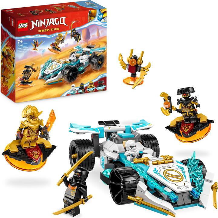 Produktbild LEGO Zanes Drachenpower-Spinjitzu-Rennwagen (71791, LEGO Ninjago)