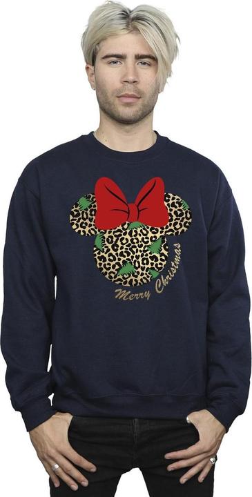 Immagine prodotto Disney Minnie Mouse Leopard Christmas Felpa Uomo (XXL)