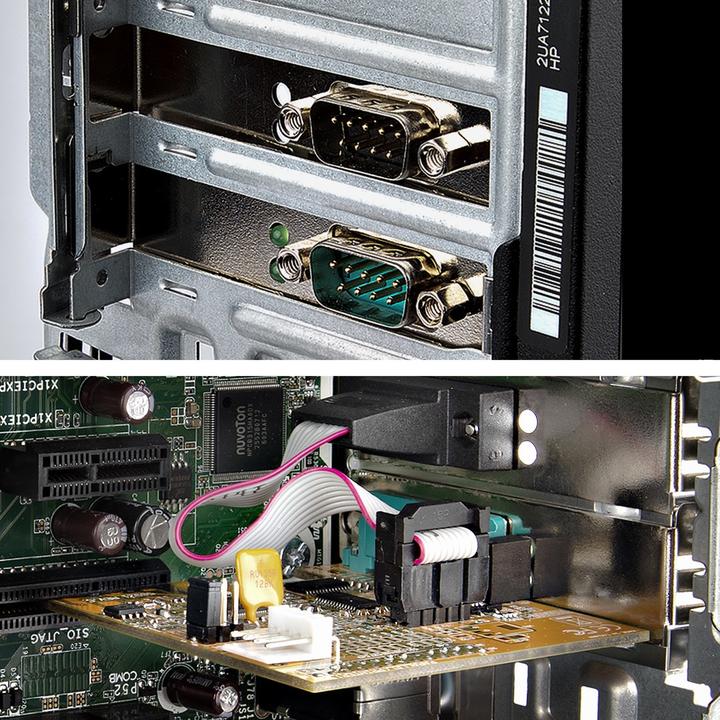 Produktbild StarTech COM 2 Port PCI Express Serielle Schnittstellenkarte PCIe auf RS232 Karte Serielle Adapter K
