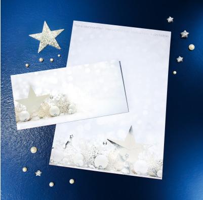 Image du produit Sigel Étoiles blanches (A4, 90 g/m²)