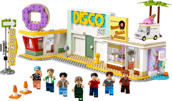 Actual product image LEGO Ideas BTS Dynamite (21339, LEGO Ideas, LEGO Rare Sets)