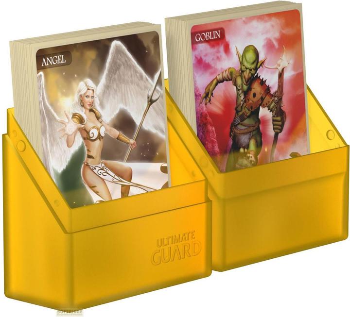 Productafbeelding Ultimate Guard Kaartdoos Boulder Deck Case Standaardmaat 40+ Amber