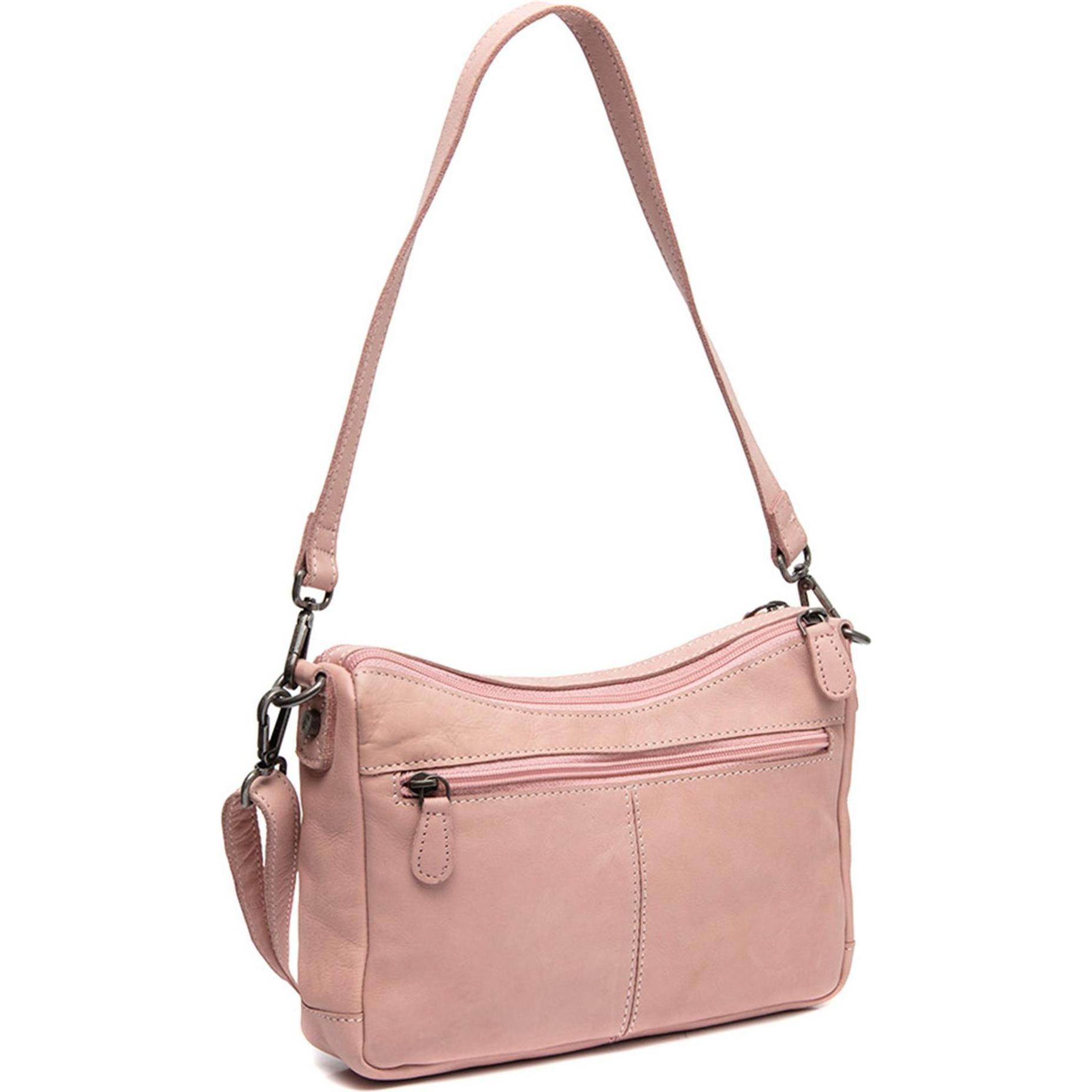 The Chesterfield Brand, Handtasche, Irving Umhängetasche Leder 25 cm, Rosa
