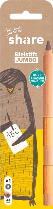 Actual product image Share Jumbo B pencil (B)