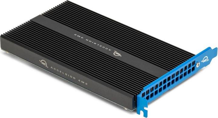 Produktbild OWC 16.0TB Accelsior 4M2 PCIe M.2 NVMe SSD Adapter Card (16000 GB, PCI-Express)