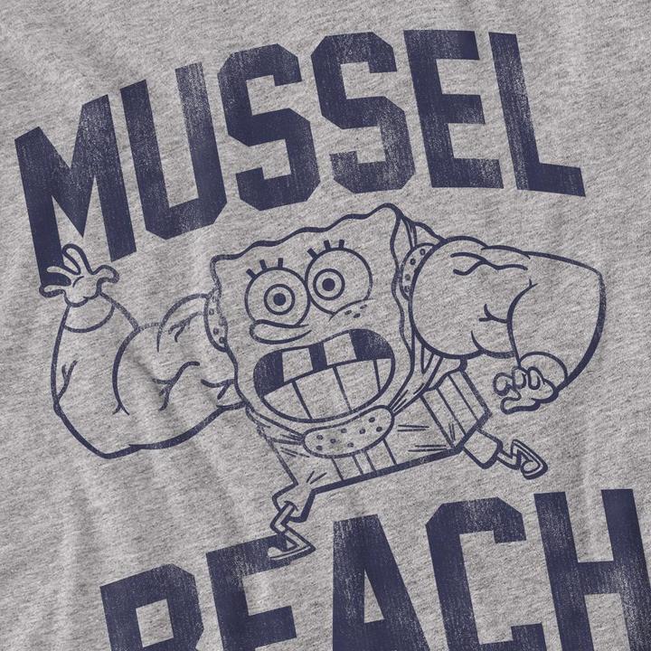 Produktbild Spongebob Squarepants Mussle Beach Lifting Team TShirt (S)