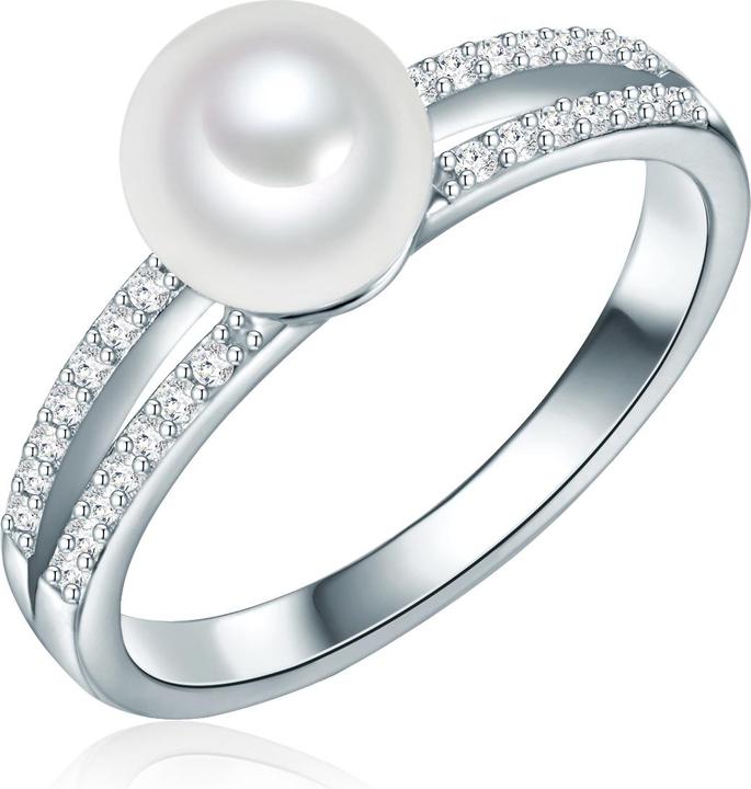 Immagine prodotto Valero Pearls Donna Argento Cubic Zirconia d'acqua dolce con perle coltivate - 32364 (58, 925 Argento)