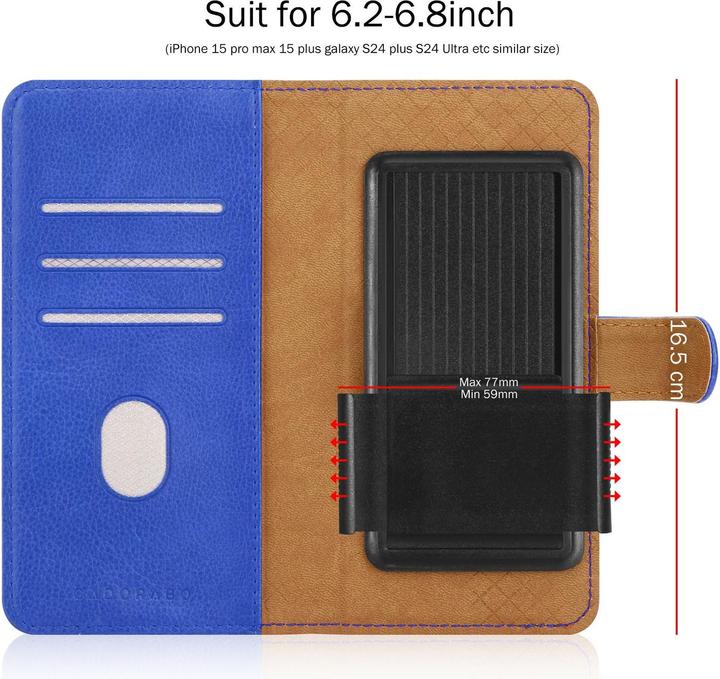 Actual product image Cadorabo Hülle für Honor 7i Book Case Style (Honor 7)