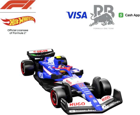 Actual product image Hot Wheels Race - VCARB |2024 Livery Daniel Ricciardo