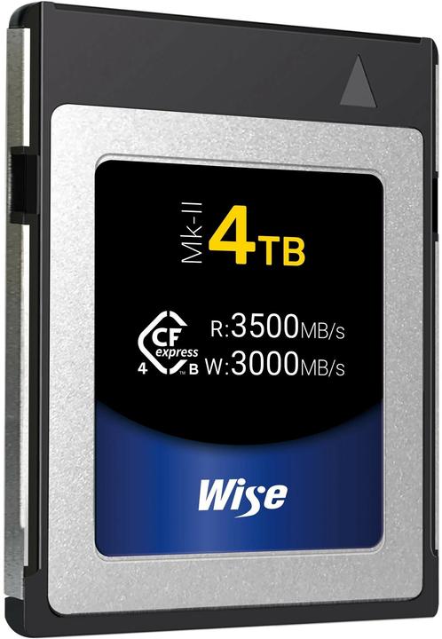 Actual product image Wise CFexpress 4.0 Type B Mk-II 4TB WI-CFX4-B4096M2 (4000 GB, CFexpress type B)