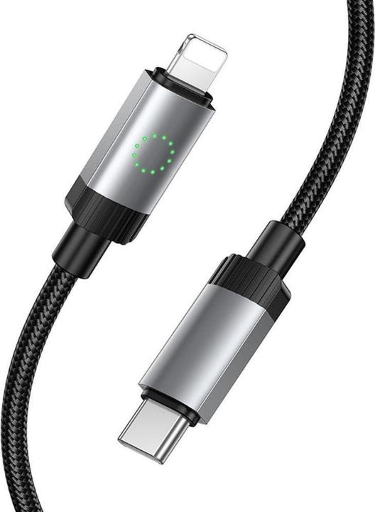 Immagine prodotto Hoco Cable Cable USB C to Lightning PD 27W 1 m X117 gold (1 m, USB 3.2 Gen 1, 27 W)