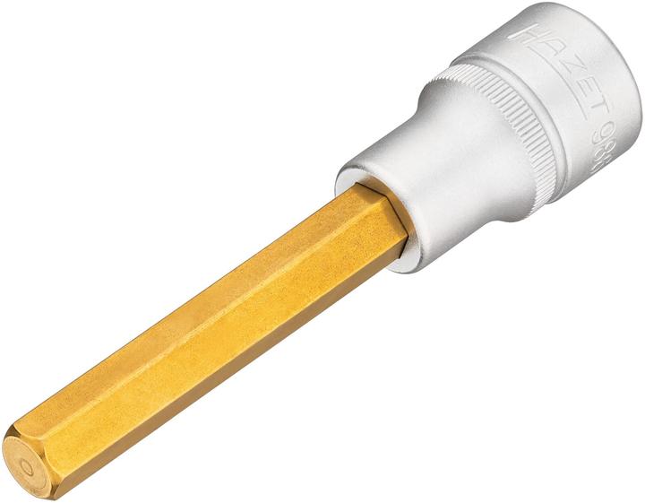 Productafbeelding HAZET Inbus 986L-10 1/2 ″ inbus, breedte over platte vlakken 10 mm lengte 100 mm (10 mm)