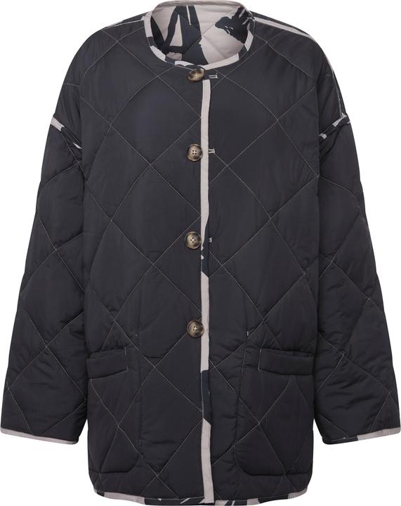 Actual product image Laurasøn Reversible Letter Print Quilted Jacket (M)