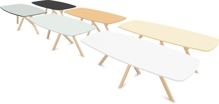 Produktbild Dietiker Felber T14 Sitzungstisch Boatform (2200 x 1000 x 720 mm)