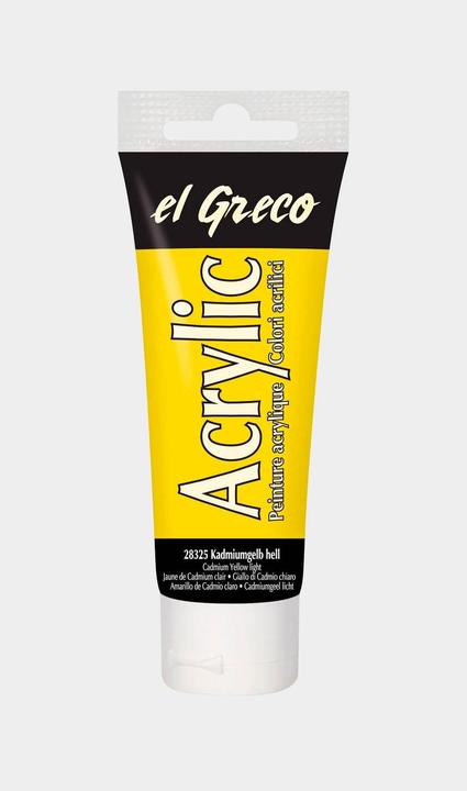 Produktbild Kreul el Greco Acrylic 75ml (Kadmiumgelb Hell, 75 ml)