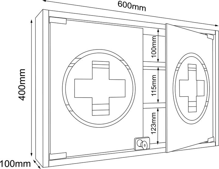 Actual product image VCM Hustila (40 x 60 x 10 cm)